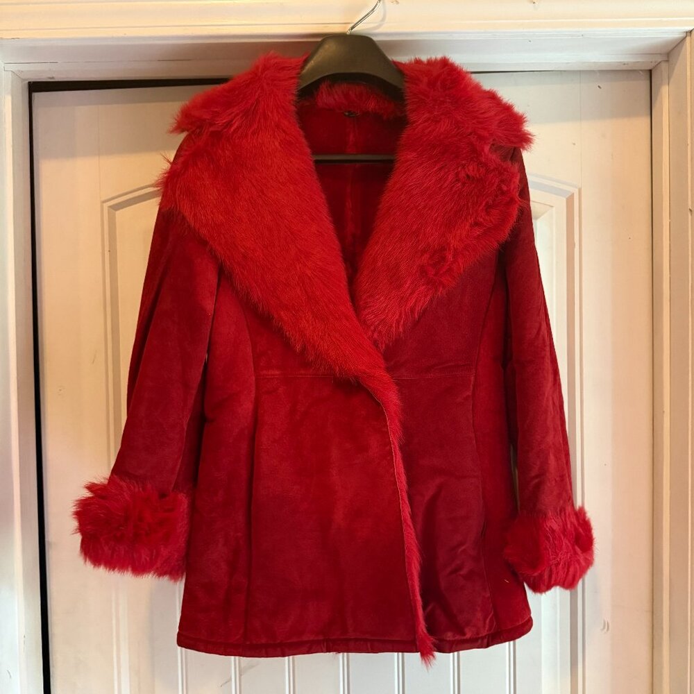 Red Fur Mink Coat